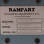 Used Rampart MTD-1 Mini Tumbler Bench Type Barrel Finishing Machine, 24-52rpm, 100VAC