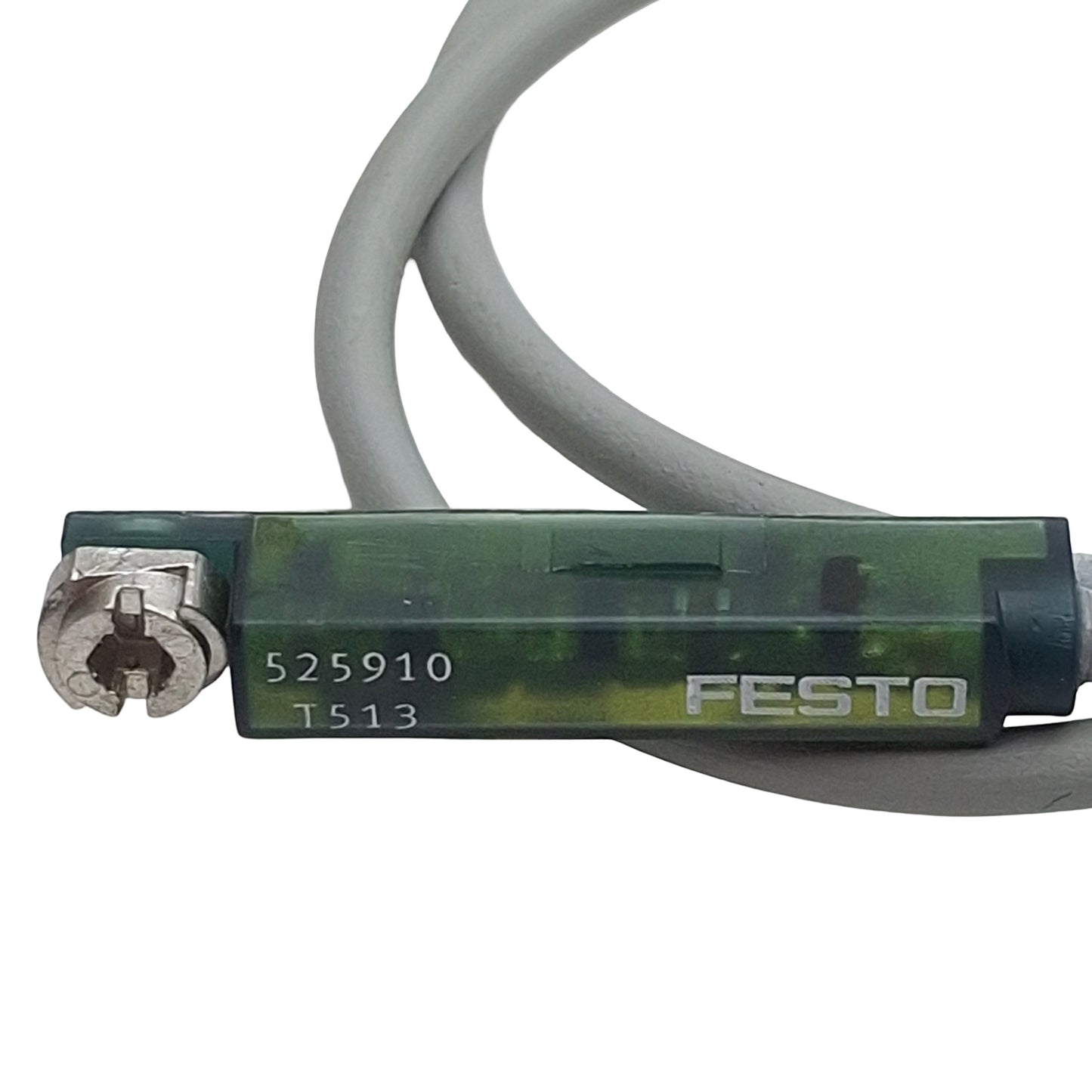 Used Festo 525910 Proximity Sensor, NPN N.O, 10-30VDC, 3-Pin M8 Male, 0.3m