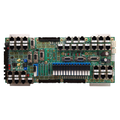 New – Open box Nordson March 6133890 Relay Board, (33x) RJ45, (7x) D-Sub 9-Pin *Missing Chip*