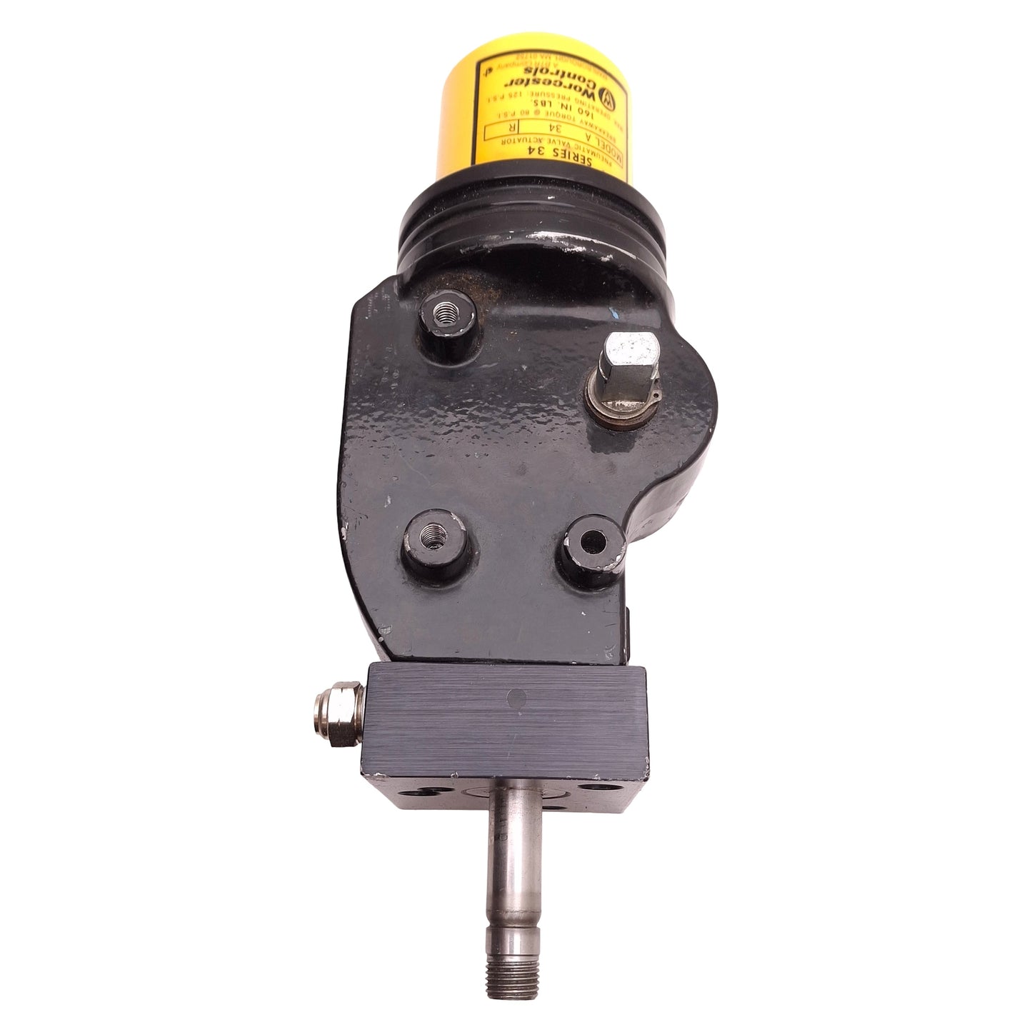 Used Worcester Controls A34 Double Acting Pneumatic Actuator 125psi, 1/2" NPT Conduit