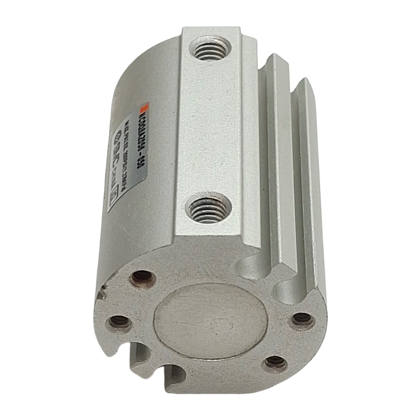 Used SMC NCDQ8AZ056-050 Compact Cylinder, ø9/16in Bore, 1/2in Stroke, #10-32, 200psi