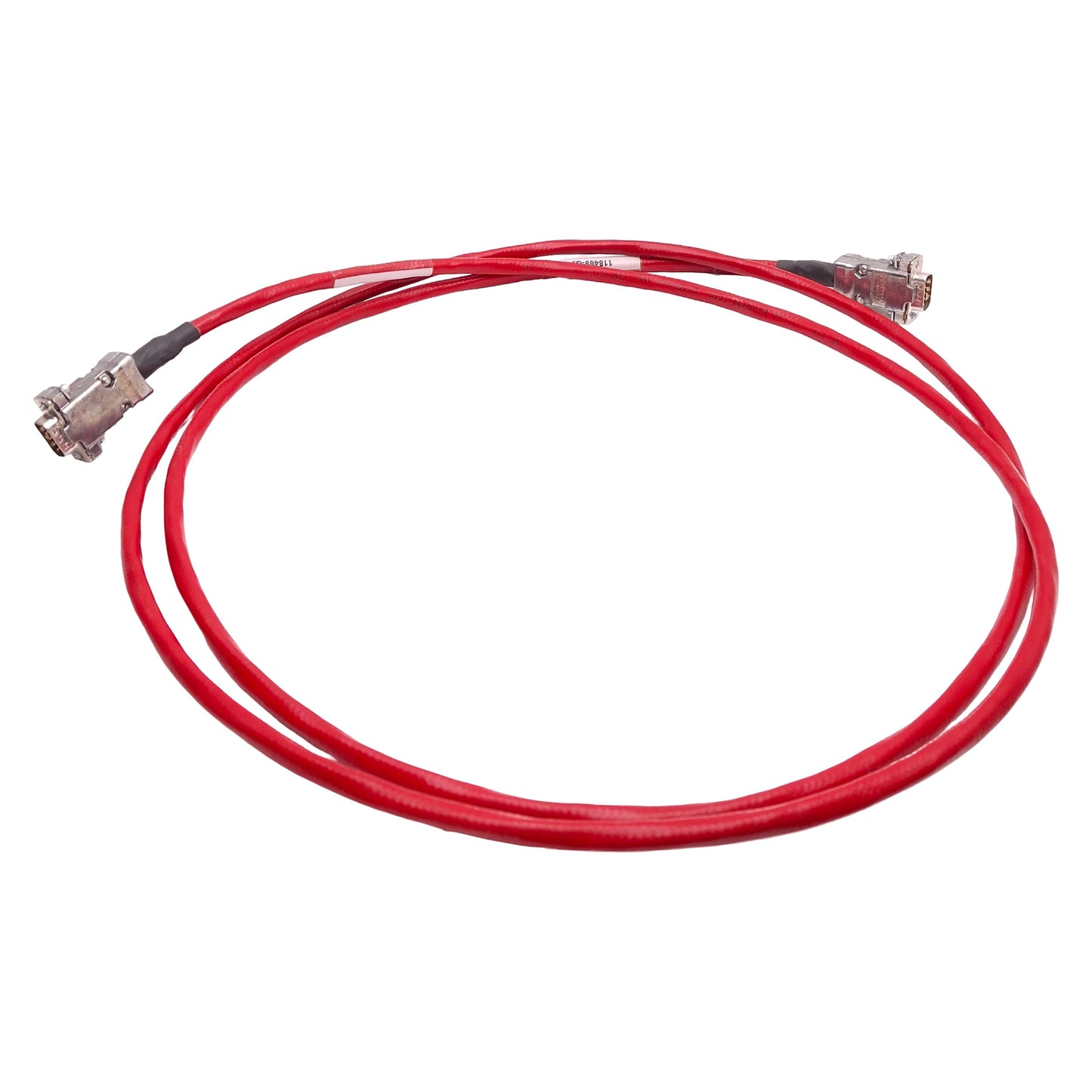 Used AMAT Applied Materials 118469-G1 Shielded Resin Cable 9-Pin Male, 8ft Length