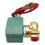 New – Open box Asco 8262H022 Redhat Solenoid Valve, 2-Way NC 1/4in NPT, 185psi, 110/120VAC Coil