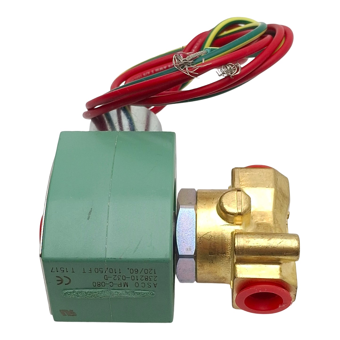 New – Open box Asco 8262H022 Redhat Solenoid Valve, 2-Way NC 1/4in NPT, 185psi, 110/120VAC Coil