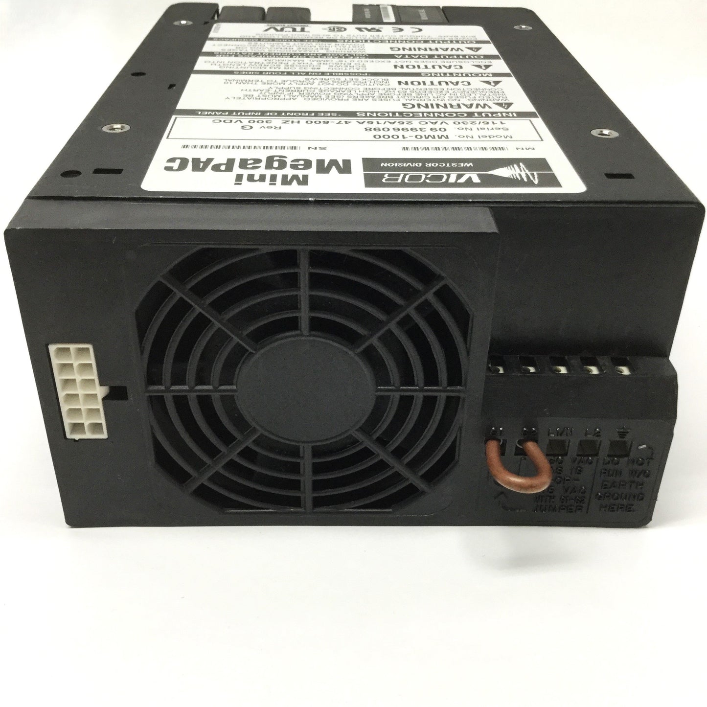 Used Vicor MM0-1000 Mini MegaPAC Modular Power Supply, 115/230VAC w/12V, 24V Modules