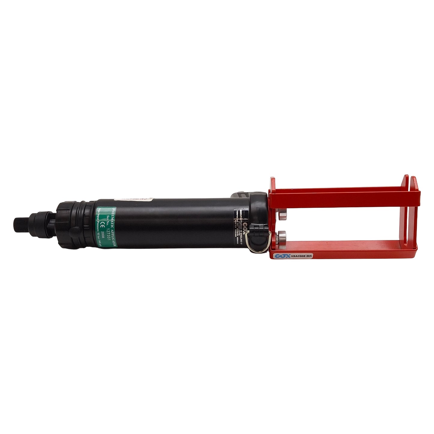 Used COX Airflow 1 VBA 200B MR Pneumatic Dispenser Applicator 200mL Cartridge, 6.8bar