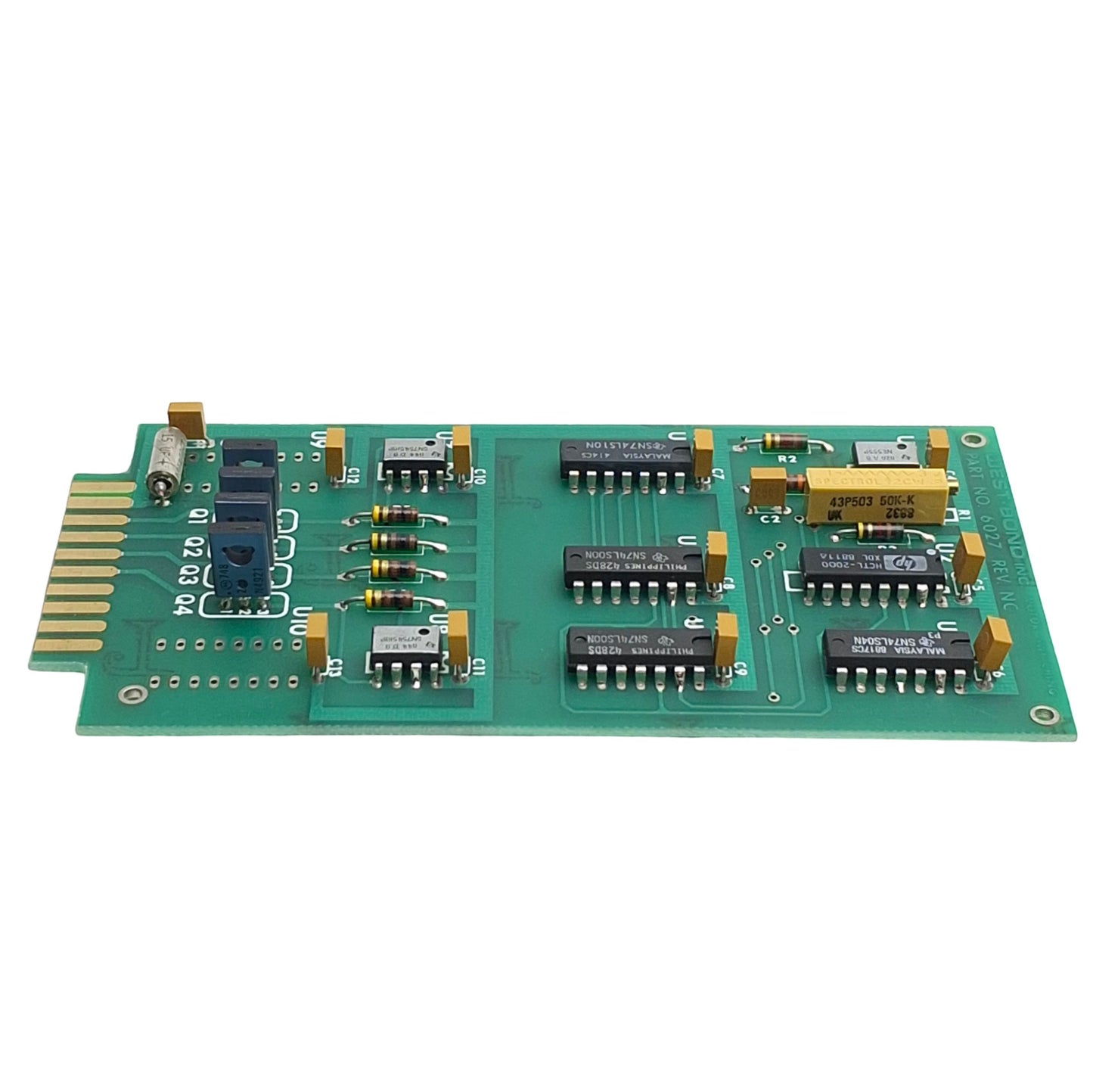 Used West Bond 6027 Motor Switching Board For Model 7200AR Manual Wire Bonder