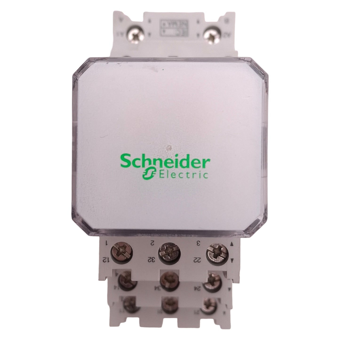 Used Schneider Electric 785XBXCD-24D Square Base Relay DPDT, 300V 16A, 24VDC Coil