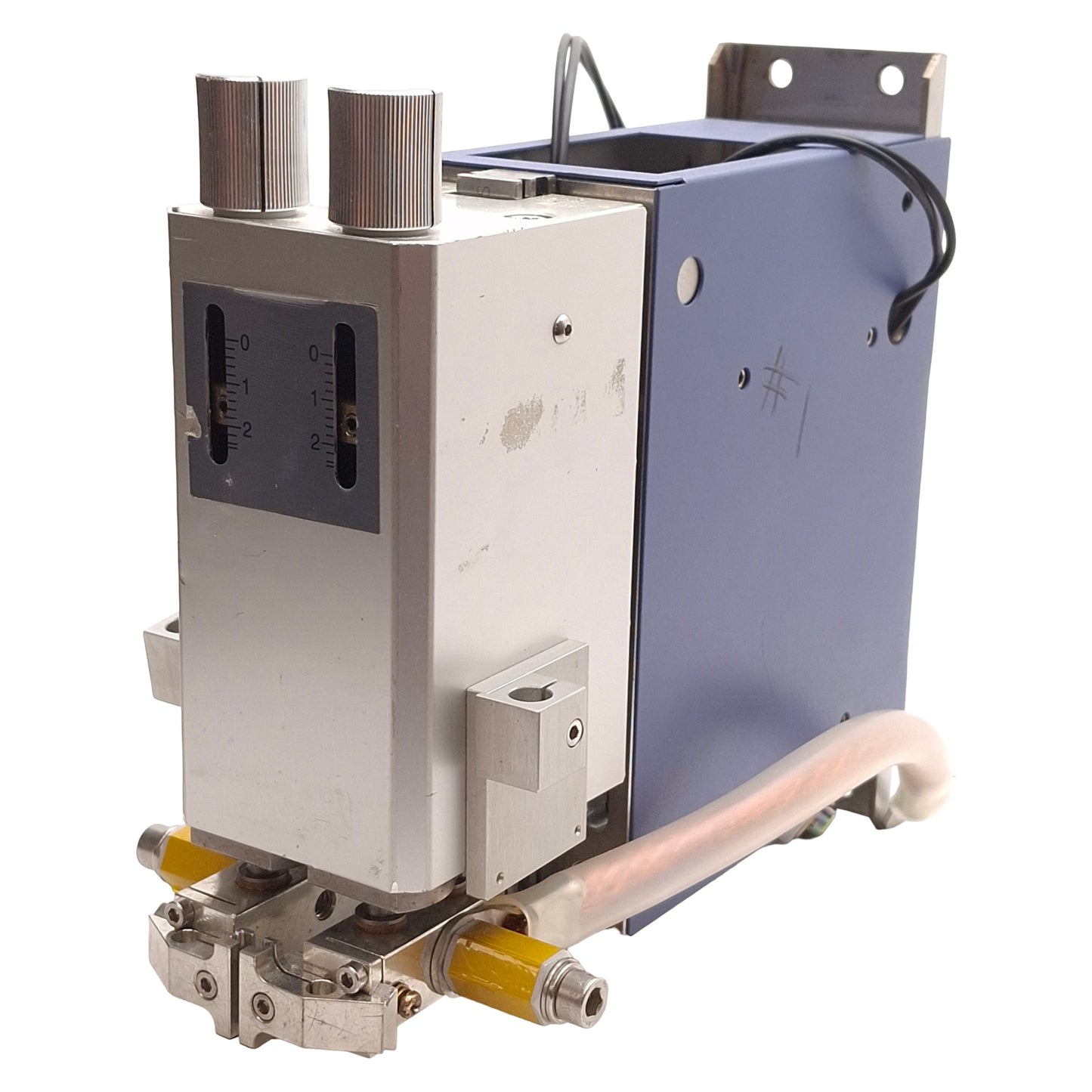 For parts or not working Amada Miyachi Unitek Model 71 Series 70 Servo Driven Weld Head *Missing Motor*