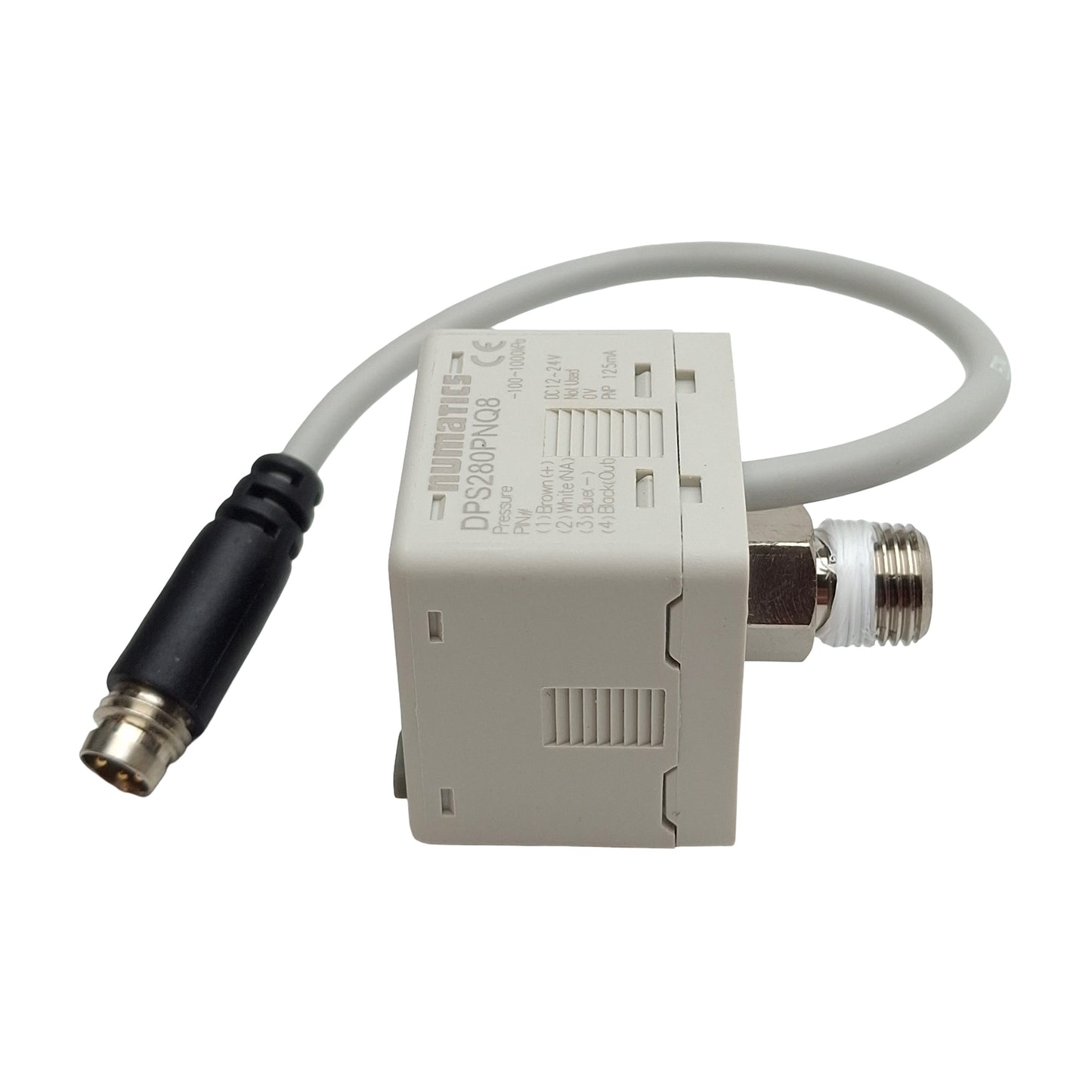 Used Numatics DPS280PNQ8 Digital Pressure Switch, PNP 125mA, 12-24VDC, -100~1000kPa