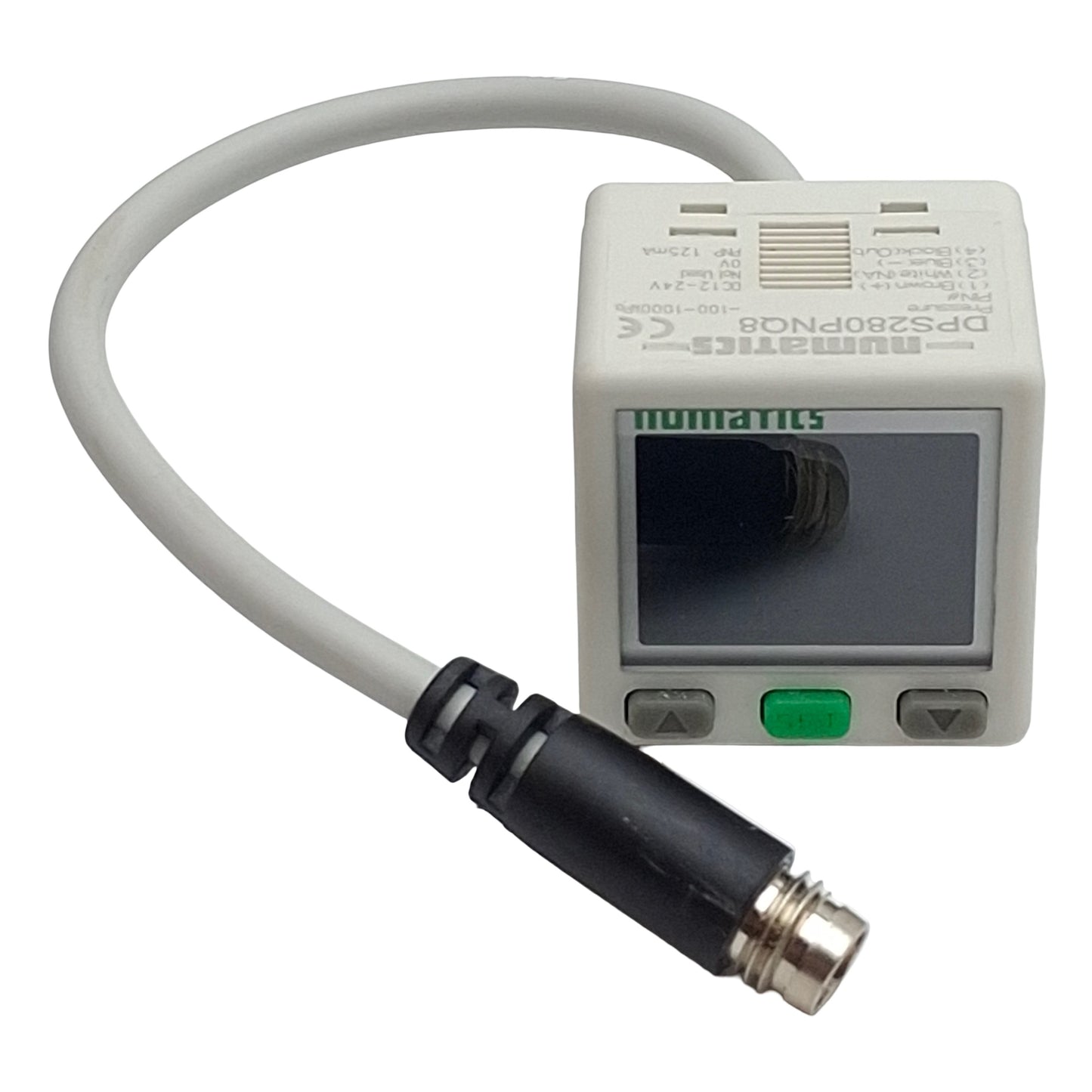 Used Numatics DPS280PNQ8 Digital Pressure Switch, PNP 125mA, 12-24VDC, -100~1000kPa