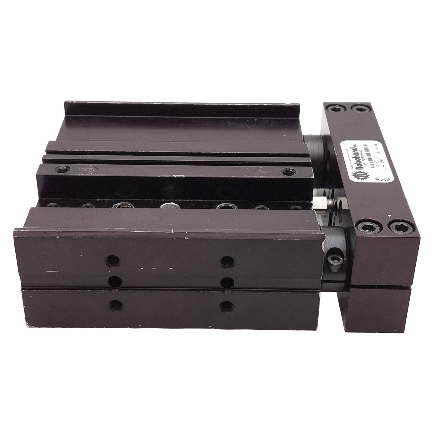 Used Robohand DLT-12-B-C-1 Pneumatic Thruster Slide, ø1in Bore, 1.5in Stroke, 100psi