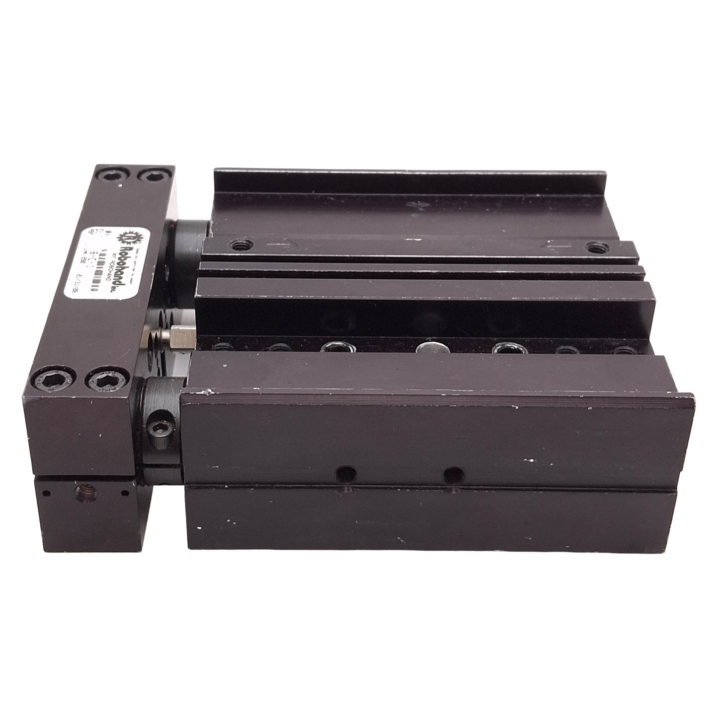 Used Robohand DLT-12-B-C-1 Pneumatic Thruster Slide, ø1in Bore, 1.5in Stroke, 100psi