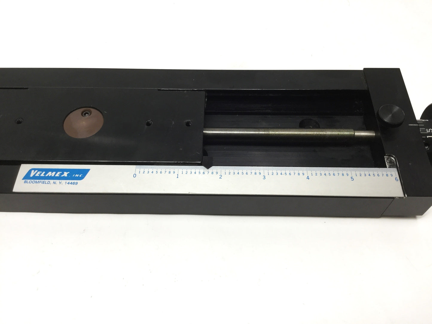 Used Velmex A40 UniSlide Manual Linear Actuator Dovetail Positioner Stage, 6" Travel