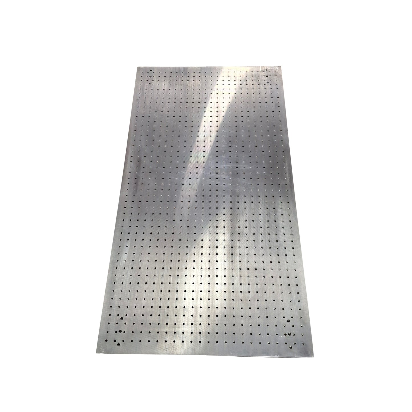 Used Solid Aluminum Optical Breadboard, 48in x 25-3/16in x 1/2in, M6x1.0, 1in Spacing