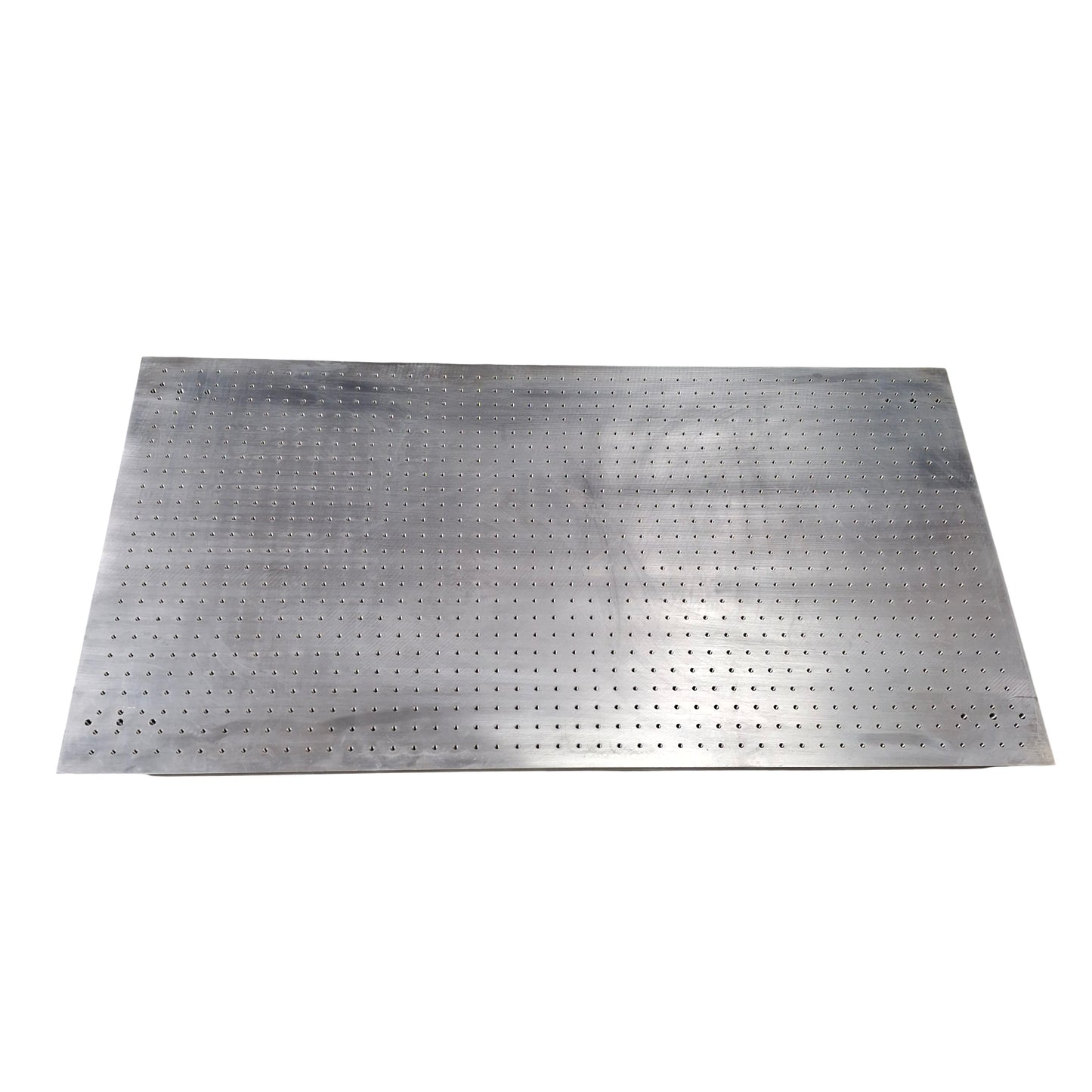 Used Solid Aluminum Optical Breadboard, 48in x 25-3/16in x 1/2in, M6x1.0, 1in Spacing