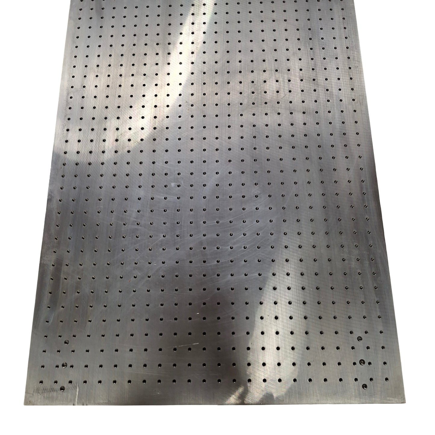 Used Solid Aluminum Optical Breadboard, 48in x 25-3/16in x 1/2in, M6x1.0, 1in Spacing