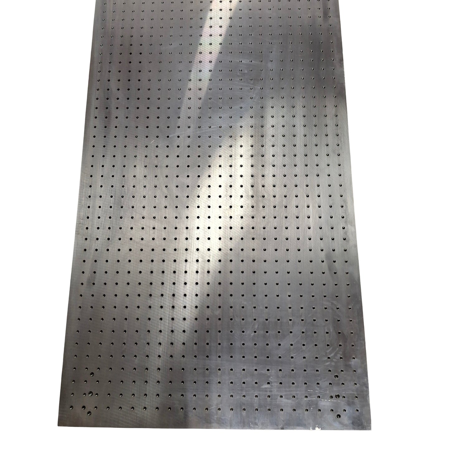 Used Solid Aluminum Optical Breadboard, 48in x 25-3/16in x 1/2in, M6x1.0, 1in Spacing