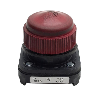 Used Allen Bradley 800T-R6 Momentary Pushbutton Operator, Booted, Red, 30mm