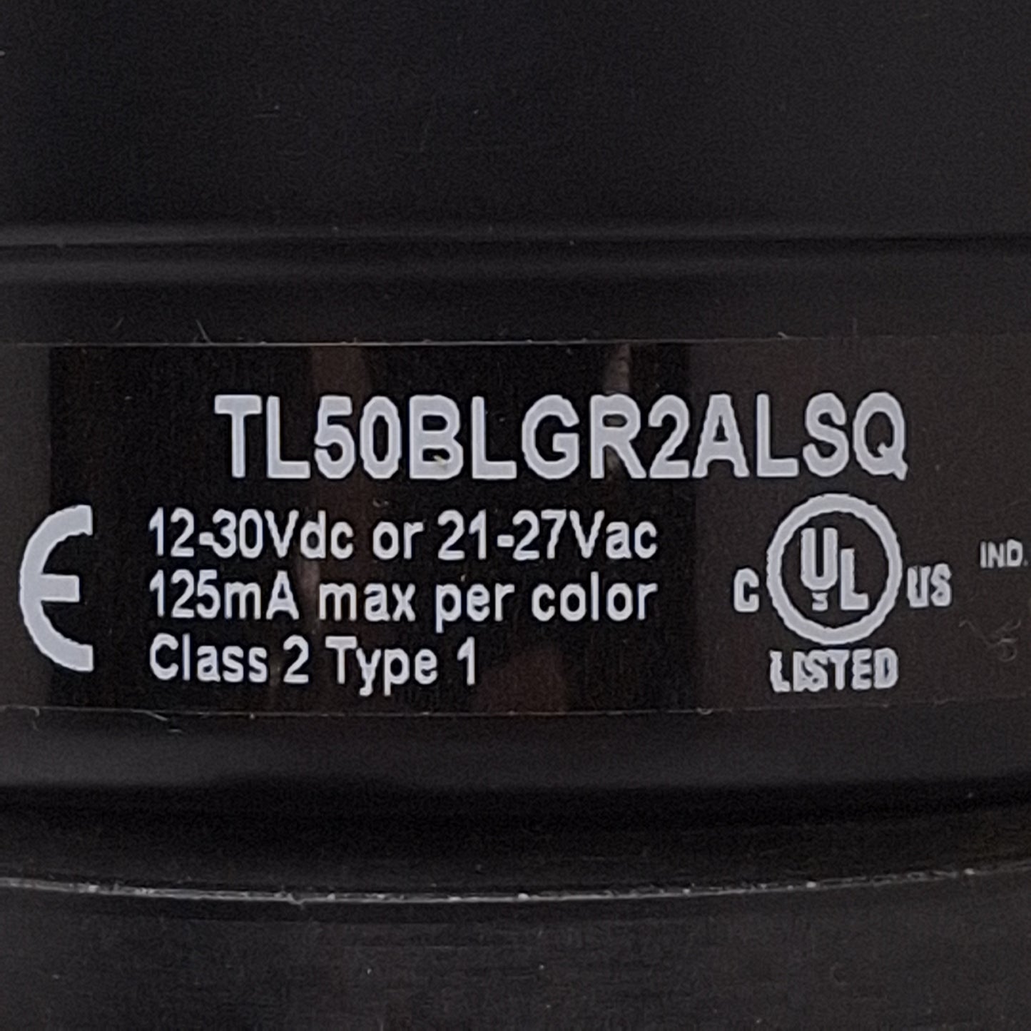 Used Banner T50BLGR2ALSQ Beacon Tower Light w/ Alarm, Flashing Red, Steady Green, 24V