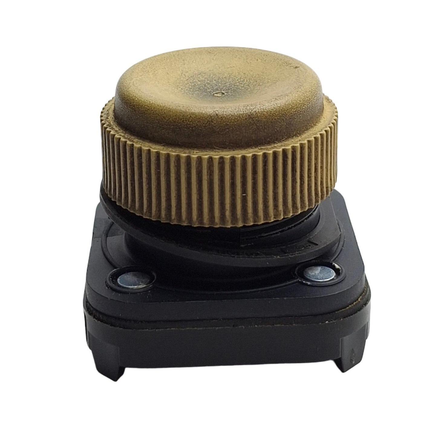 Used Allen Bradley 800T-R9 Momentary Pushbutton Operator, Booted, Yellow, 30mm