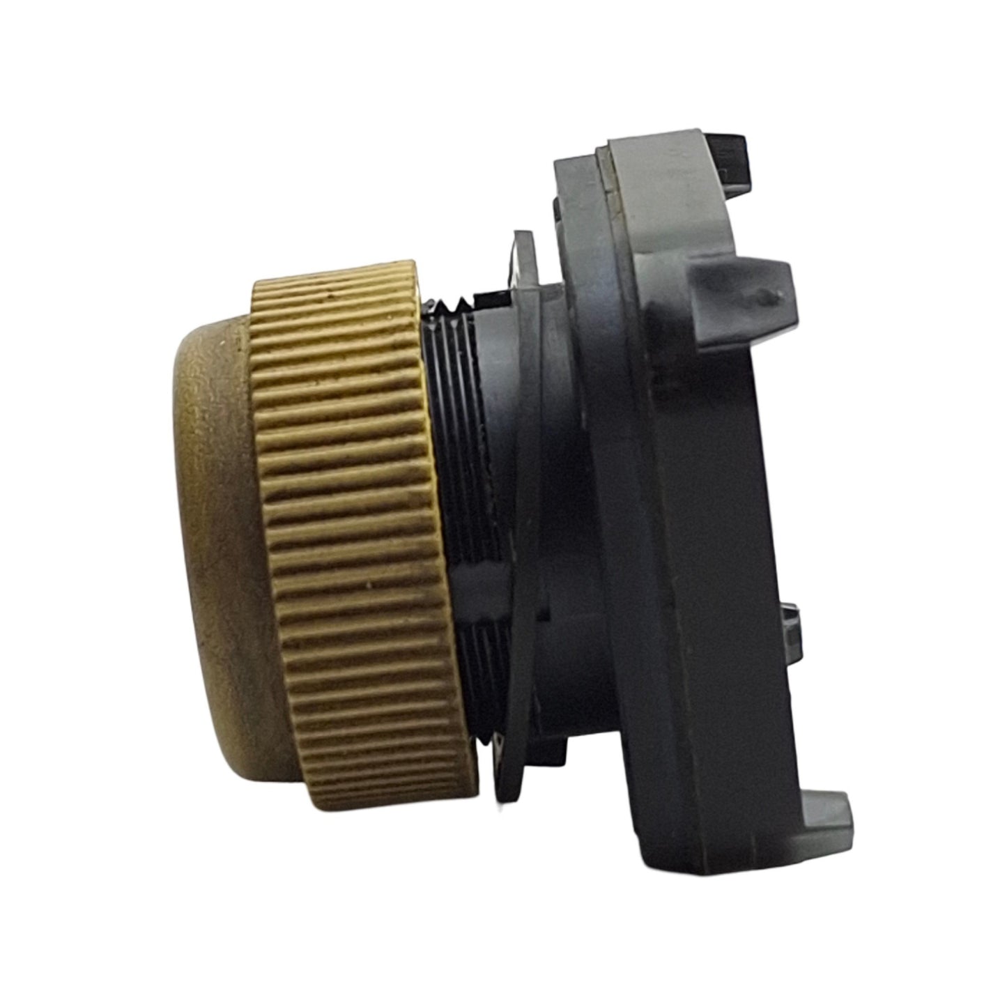 Used Allen Bradley 800T-R9 Momentary Pushbutton Operator, Booted, Yellow, 30mm