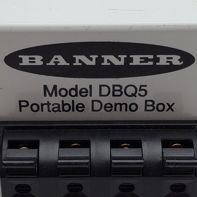 Used Banner DBQ5 39535 Mechanical Switch Portable Demo Box, 2-Outputs, 4-Pin M12