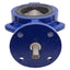 Used Keystone F221 80mm Butterfly Valve Cast Iron Body, 304SS Disc, NBR Seat, 250psi
