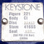 Used Keystone F221 80mm Butterfly Valve Cast Iron Body, 304SS Disc, NBR Seat, 250psi