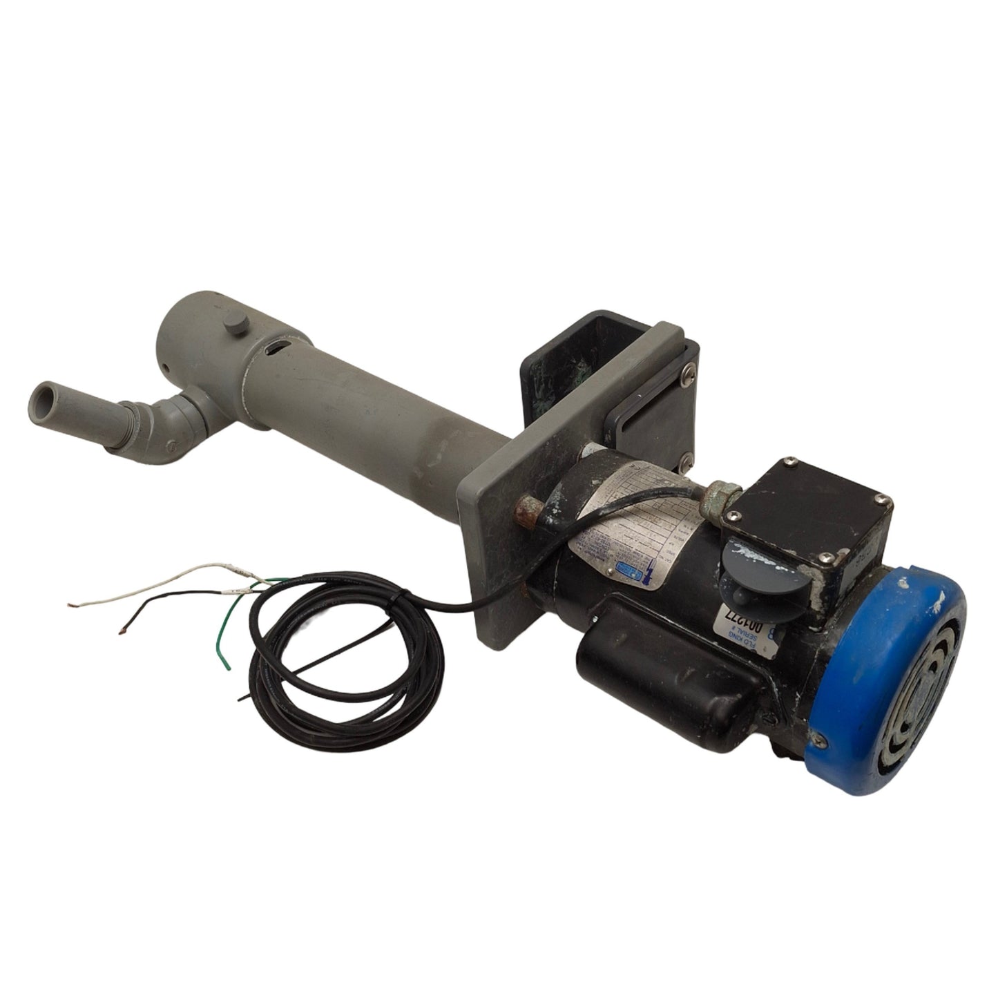 Used Flo King BX3000-12 Immersion Pump 27ft Head, 3000GPH, 120/240VAC 1/3HP Motor