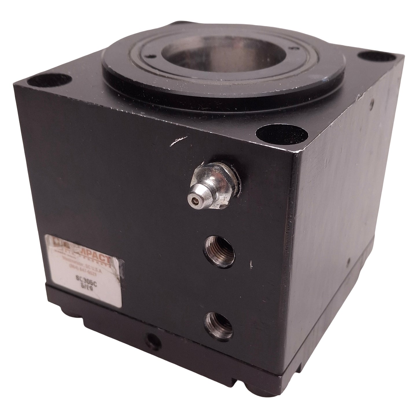 Used Compact SC305C Square Body Collet Closer Nitrile Seal, ø1.06in, 25psi Min Input