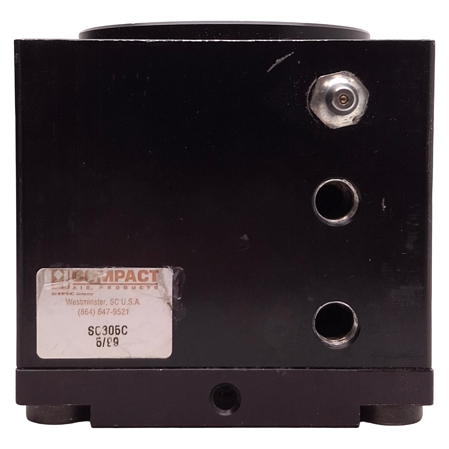 Used Compact SC305C Square Body Collet Closer Nitrile Seal, ø1.06in, 25psi Min Input