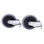 Used Lot of 2 Blickle LKRA-VPA 125K Swivel Casters, ø125mm x 25mm Wheel, 100kg