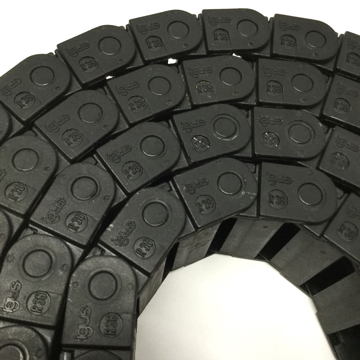 Used Igus 07.30.038 Energy E-Chain Zipper Cable Carrier 30mm x 10mm x 1350mm Long