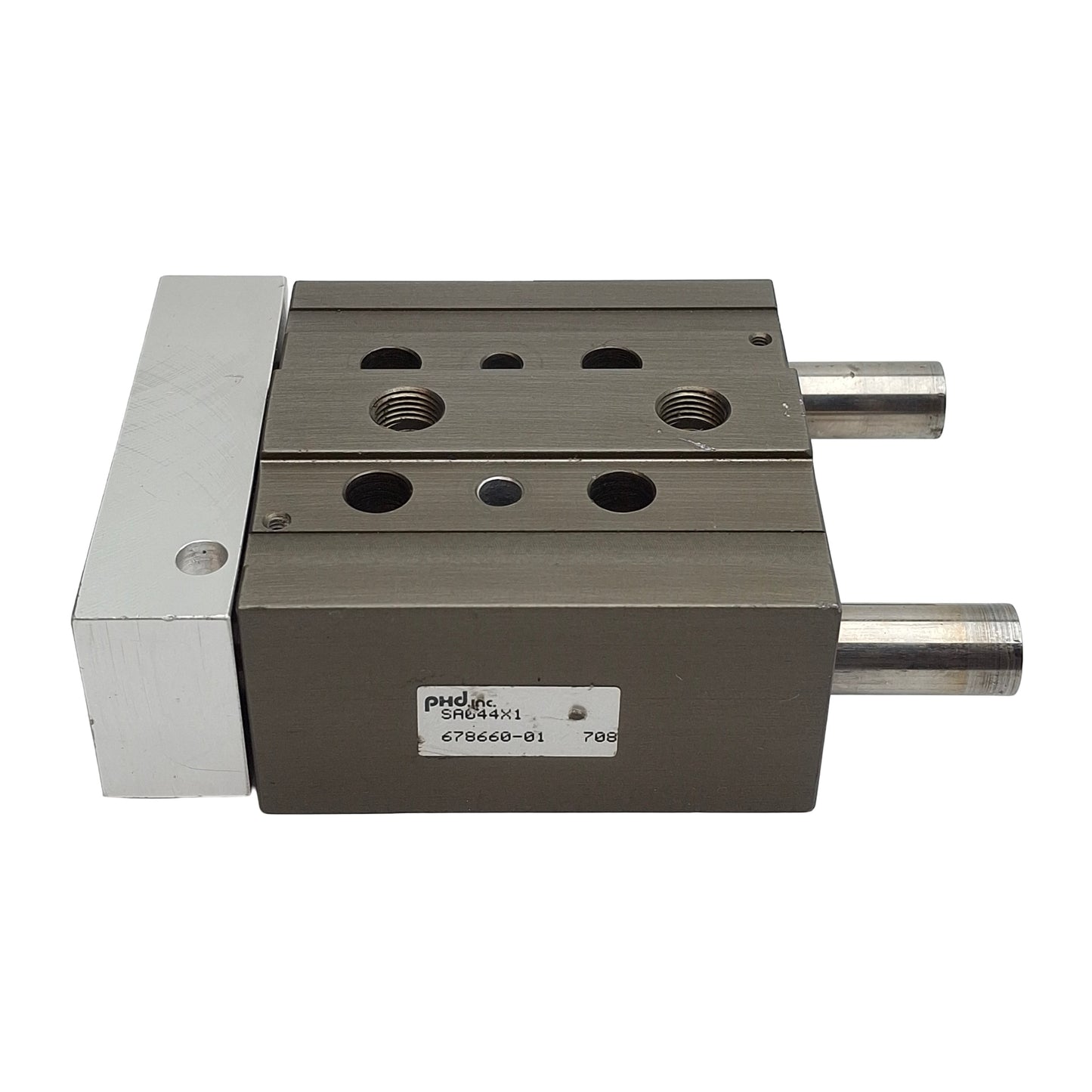 Used Phd SA044X1 Pneumatic Double-Acting Cylinder, ø3/4in Bore, 1in Stroke, 1/8in NPT