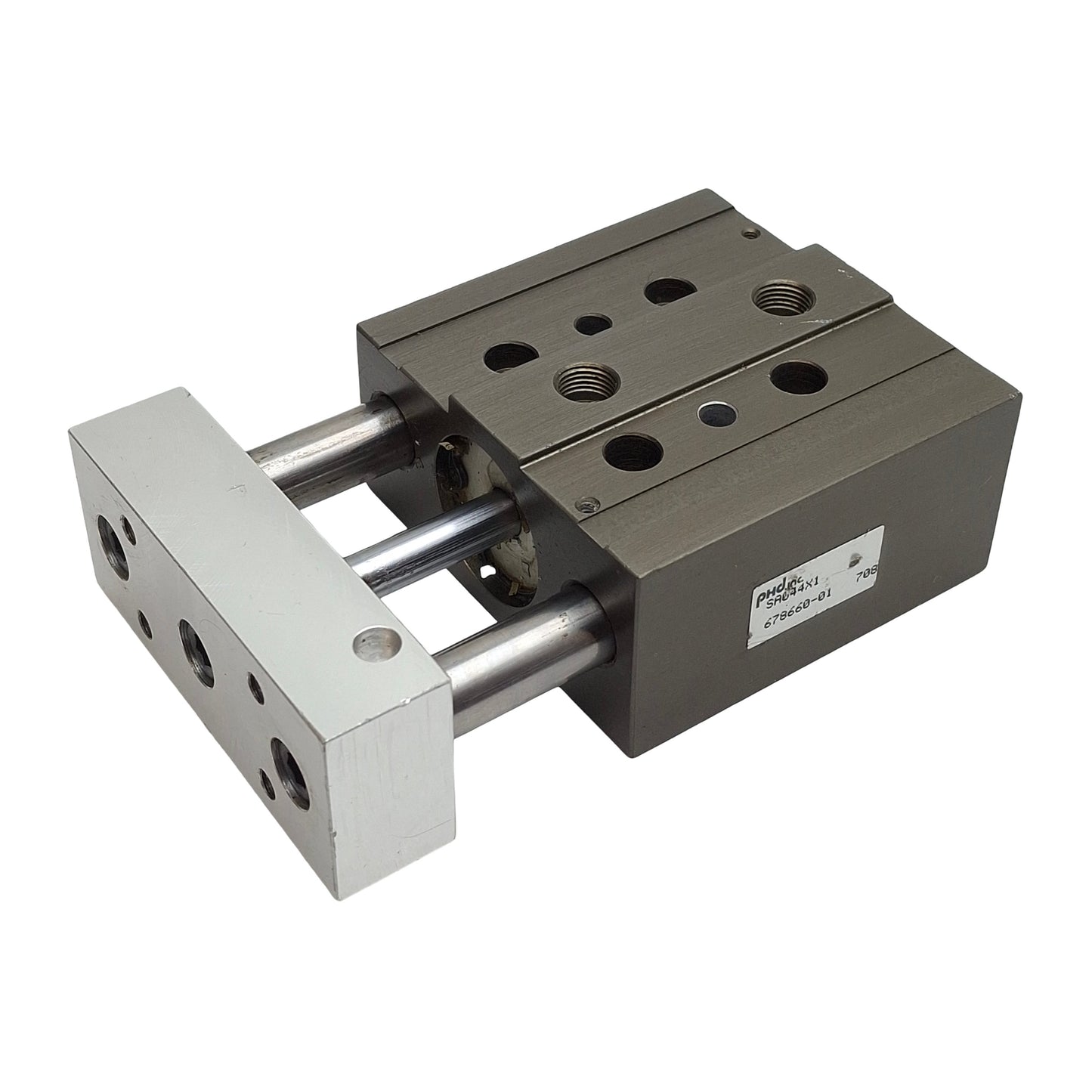 Used Phd SA044X1 Pneumatic Double-Acting Cylinder, ø3/4in Bore, 1in Stroke, 1/8in NPT
