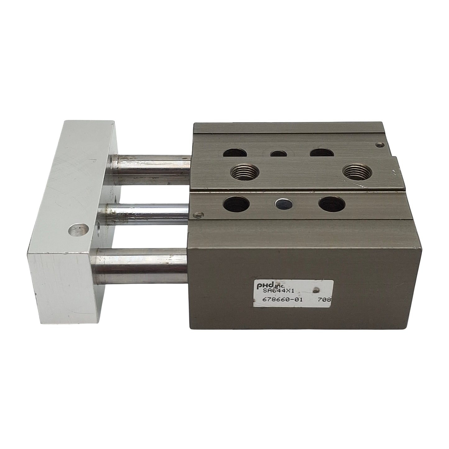 Used Phd SA044X1 Pneumatic Double-Acting Cylinder, ø3/4in Bore, 1in Stroke, 1/8in NPT