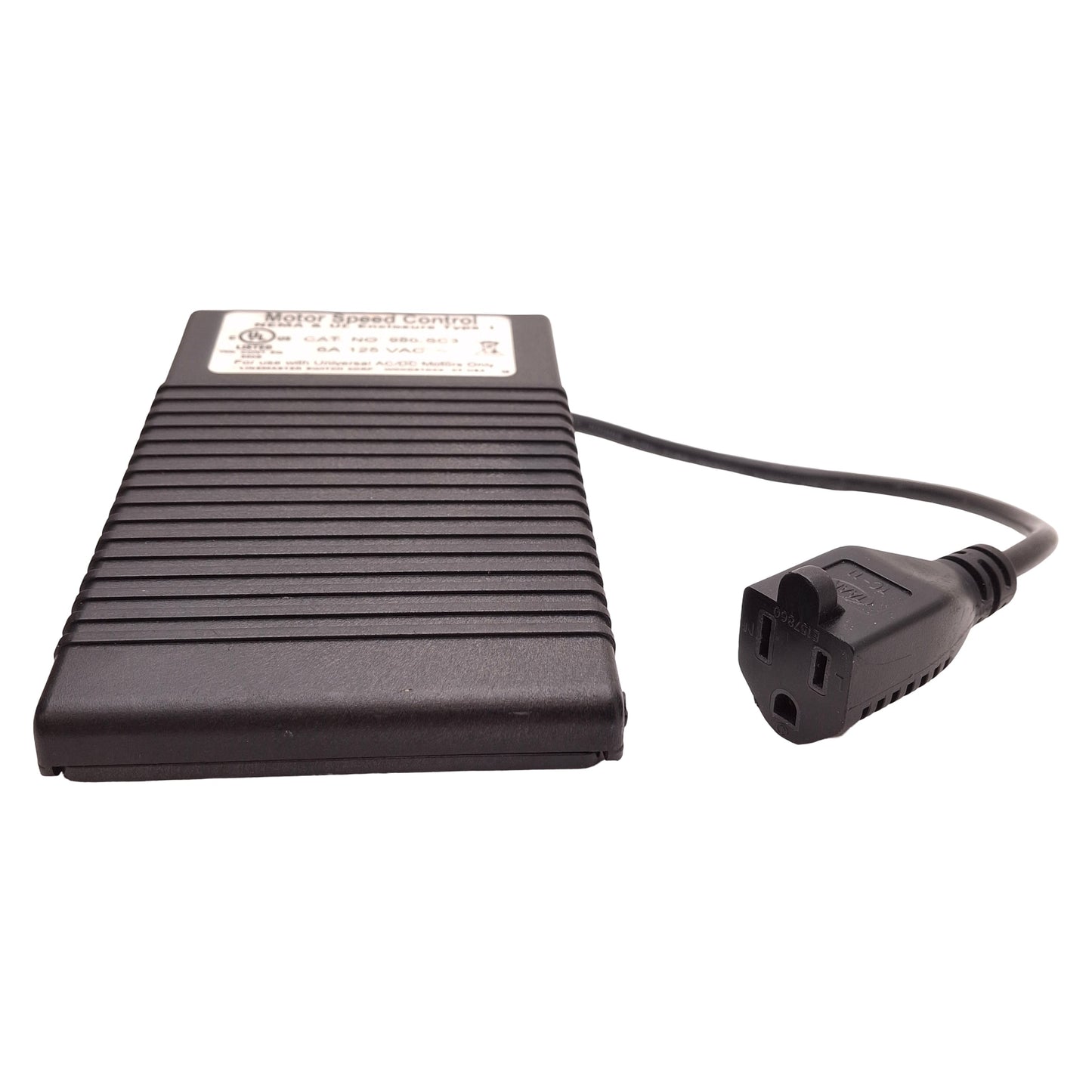 Used Linemaster 980-SC3 Motor Speed Control Momentary Foot Pedal Switch, 6A 125VAC