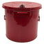 Used Justrite 27605 Dip Tank For Parts Cleaning, 5 Gallon, Steel, Manual Cover