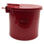 Used Justrite 27605 Dip Tank For Parts Cleaning, 5 Gallon, Steel, Manual Cover