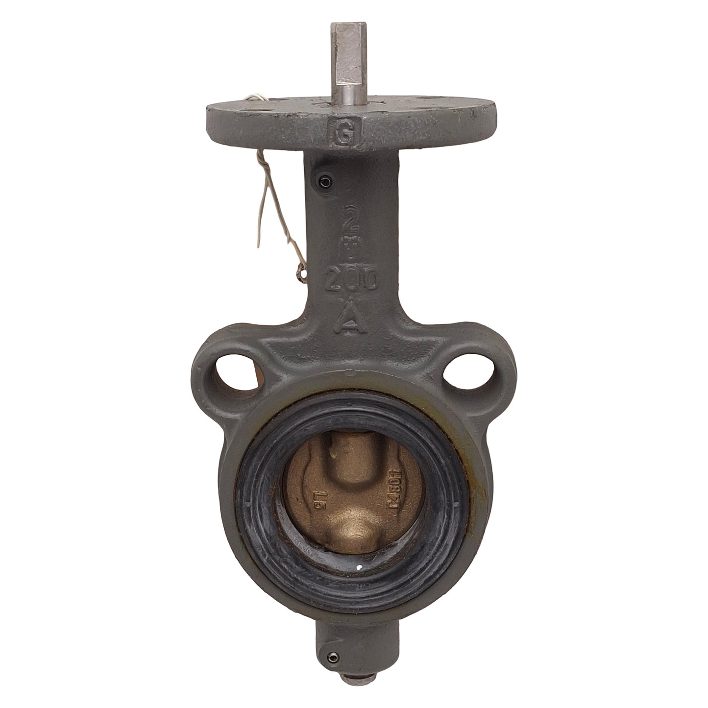 New Milwaukee CW223E C2 2in Butterfly Valve w/ Handle, Wafer, Cast Iron Body, 200psi