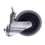 Used Lot of 2 Blickle LKRA-VPA 125K-FL Swivel Casters, ø125mm x 25mm Wheel, Synthetic