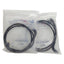 New Lot of 2 L-Com TRD815RA14BLK-3 5E Ethernet Patch Cord, RJ45 90° to RJ45 90°, 3ft