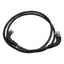 New Lot of 2 L-Com TRD815RA14BLK-3 5E Ethernet Patch Cord, RJ45 90° to RJ45 90°, 3ft