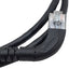 New Lot of 2 L-Com TRD815RA14BLK-3 5E Ethernet Patch Cord, RJ45 90° to RJ45 90°, 3ft