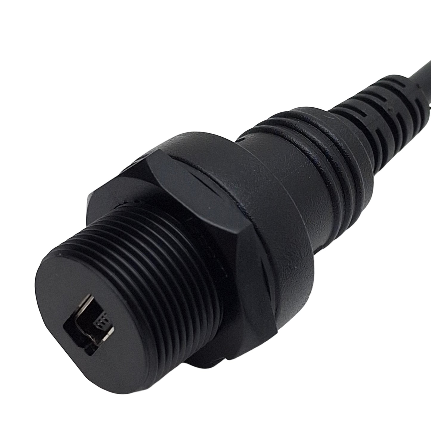 New L-Com WPUSBMB5X-05M Waterproof USB Cable, Mini B 5 Female to Mini B 5 Male, 0.5m