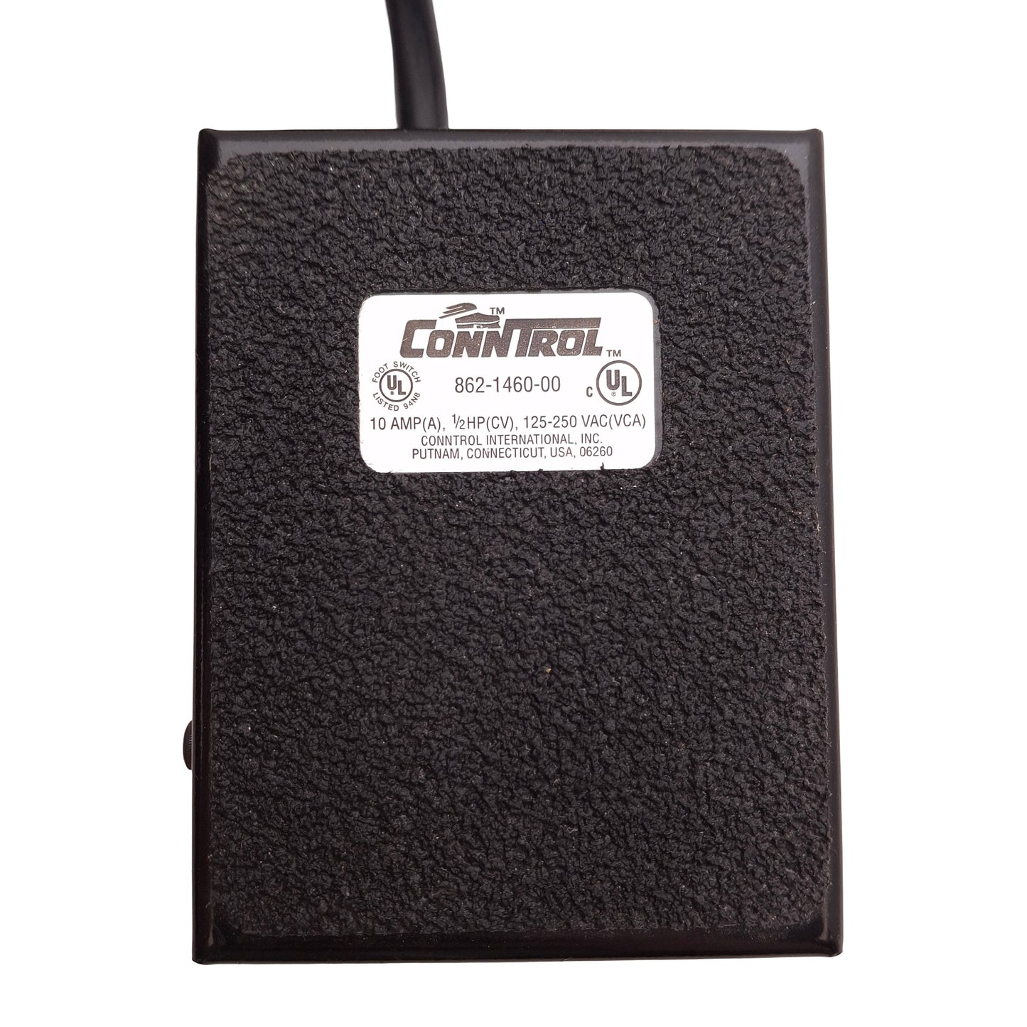 Used Conntrol 862-1460-00 Momentary Light Duty Foot Switch 125-250VAC, 10A, 1/3HP