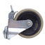 Used Lot of 3 Blickle LKRA-VPA 125K-FL Swivel Caster ø125mm x 25mm Wheel, Metal Brake