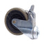Used Lot of 3 Blickle LKRA-VPA 125K-FL Swivel Caster ø125mm x 25mm Wheel, Metal Brake