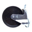 Used Lot of 3 Blickle LKRA-POA 125G-FI Swivel Casters, ø5in x 1-1/4in Wheel, Metal